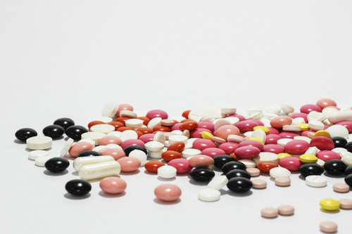 pile of colorful pharmaceutical drugs 