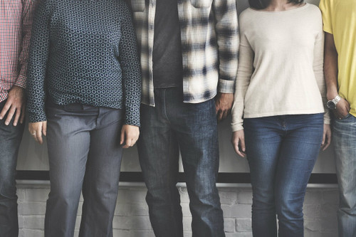 5 people standing next to each other 5 people standing next to each other