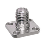 Product Image 1 - SMA Female Connector 4 Hole .500" Square Flange - Accepts .018 Pin Dia., tested to 27 GHz Product Image 1 - SMA Female Connector 4 Hole .500" Square Flange - Accepts .018 Pin Dia., tested to 27 GHz