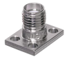 Product Image 1 - SMA Female Connector 4 Hole .500" x .375" Flange - Accepts .018 Pin Dia., tested to 27 GHz