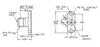 Data Sheet - 2.4mm Female Connector 2 Hole .625" Long Flange - Accepts .012 Pin Dia., tested to 50 GHz Data Sheet - 2.4mm Female Connector 2 Hole .625" Long Flange - Accepts .012 Pin Dia., tested to 50 GHz