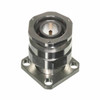 Product Image 1 - TNC Male Connector 4 Hole .687" Square Flange - Accepts .018 Pin Dia., tested to 18 GHz