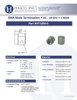 Data Sheet - 1 Watt RF Load Termination with SMA Male Connector, DC-18.0 GHz Data Sheet - 1 Watt RF Load Termination with SMA Male Connector, DC-18.0 GHz