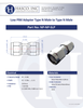 Data Sheet - N Male to N Type Male Low PIM Adapter - 160 dBc