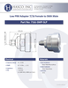 Data Sheet - 7/16 DIN Female to SMA Male Low PIM Adapter - 153 dBc