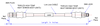 Data Sheet - SMA Male to SMA Female Test Cable using HLL142 Low Loss Flexible Cable, Phase Stable vs. Temperature, 24 Inches