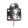 Product Image 1 - 2.92mm Female Connector 4 Hole .375" Square Flange - with .025 Probe tested to 40 GHz
