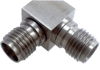 Product Image 1 - SMA Female to SMA Female Right Angle Adapter - 27 GHz Product Image 1 - SMA Female to SMA Female Right Angle Adapter - 27 GHz