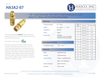 Product Image 3 - 7 dB - Fixed Attenuator SMA Male To SMA Female Up To 3 GHz Rated To 2 Watts With Gold Plated Brass Body Product Image 3 - 7 dB - Fixed Attenuator SMA Male To SMA Female Up To 3 GHz Rated To 2 Watts With Gold Plated Brass Body