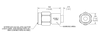 Data Sheet - 2 Watt RF Load Termination with 2.92mm Male Connector, DC-40 GHz Data Sheet - 2 Watt RF Load Termination with 2.92mm Male Connector, DC-40 GHz