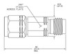 Product Image 2 - 9 dB - Fixed Attenuator 1.85mm Male To 1.85mm Female Up To 65 GHz Rated To 1 Watt With Passivated Stainless Steel Body Product Image 2 - 9 dB - Fixed Attenuator 1.85mm Male To 1.85mm Female Up To 65 GHz Rated To 1 Watt With Passivated Stainless Steel Body