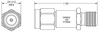 Product Image 2 - 20 dB - Fixed Attenuator SMA Male To SMA Female Up To 6 GHz Rated To 2 Watts With Round Hex Passivated Stainless Steel Body Product Image 2 - 20 dB - Fixed Attenuator SMA Male To SMA Female Up To 6 GHz Rated To 2 Watts With Round Hex Passivated Stainless Steel Body