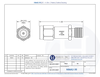 Data Sheet - 30 dB - Fixed Attenuator SMA Male To SMA Female Up To 6 GHz Rated To 2 Watts With Round Hex Passivated Stainless Steel Body