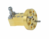 Product Image 1 - WR-10 to 1.0mm Female, Precision Waveguide to Coax Adapter, Right Angle Design, 75 GHz to 110 GHz, UG387/UM Flange Product Image 1 - WR-10 to 1.0mm Female, Precision Waveguide to Coax Adapter, Right Angle Design, 75 GHz to 110 GHz, UG387/UM Flange