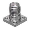 Product Image 1 - SMA Female Connector 4 Hole .375" Square Flange - Accepts .036 Pin Dia., tested to 27 GHz Product Image 1 - SMA Female Connector 4 Hole .375" Square Flange - Accepts .036 Pin Dia., tested to 27 GHz