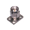 Product Image 1 - SMA Male Connector 4 Hole .500" x .375" Flange - Accepts .036 Pin Dia., tested to 27 GHz