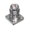 Product Image 1 - 2.4mm Female Connector 4 Hole .375" Square Flange - Accepts .009 Pin Dia., tested to 50 GHz