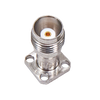 Product Image 1 - TNC Female Connector 4 Hole .500" Square Flange - Accepts .036 Pin Dia., tested to 18 GHz Product Image 1 - TNC Female Connector 4 Hole .500" Square Flange - Accepts .036 Pin Dia., tested to 18 GHz