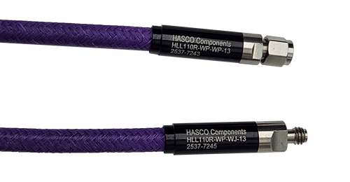 Main Image - HLL110R Low Loss Ruggedized Cable Series with 1.0mm Male to 1.0mm Female Connectors - 110 GHz