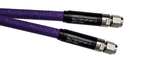 Main Image - HLL110R Low Loss Ruggedized Cable Series with 1.0mm Male to 1.0mm Male Connectors - 110 GHz