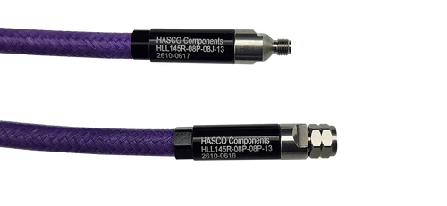 Main Image - HLL145R Low Loss, Phase Stable, Flexible Cable Series with 0.8mm Male to 0.8mm Female Connectors - 145 GHz