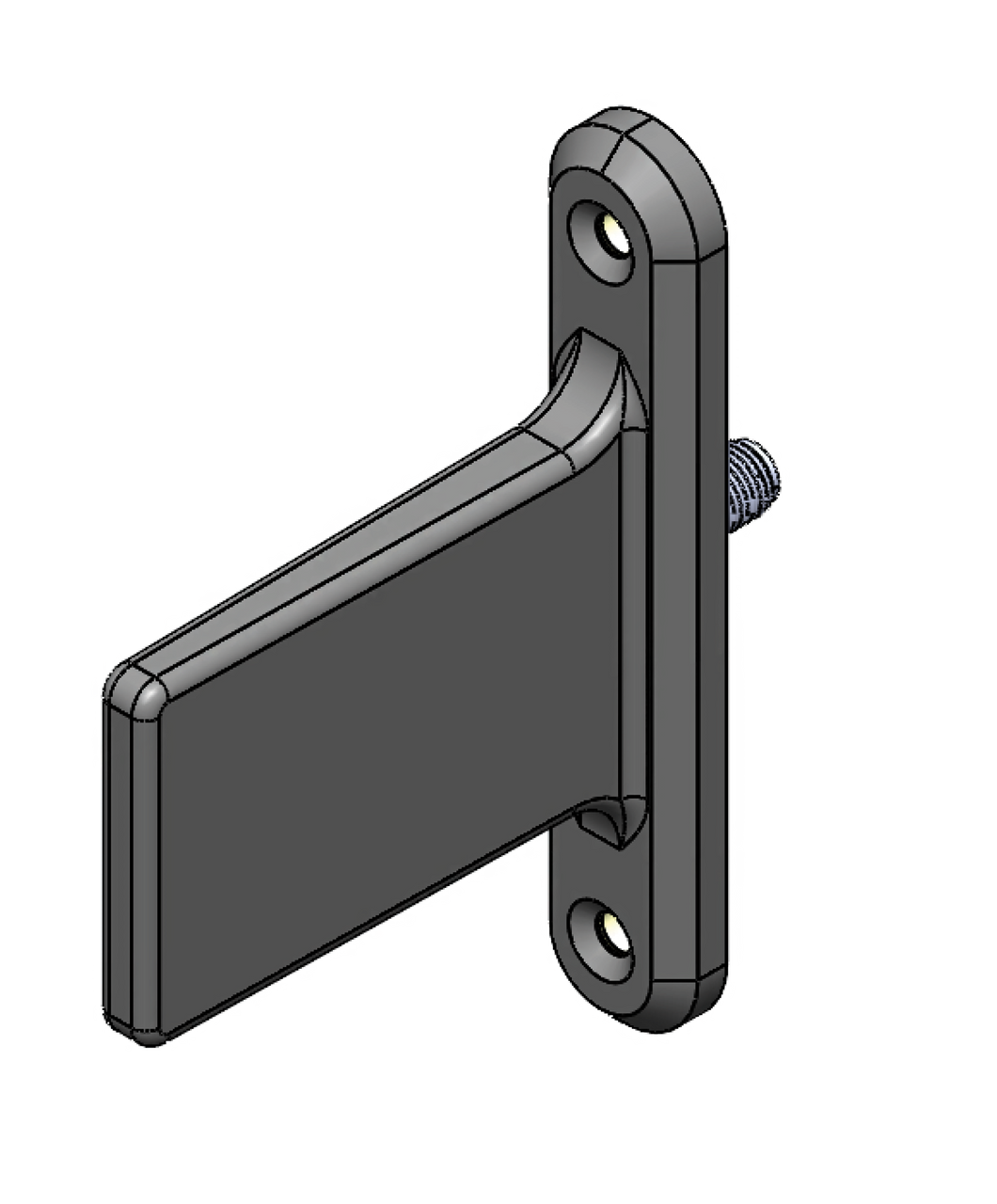 Product Image 1 - SMA Female Blade Antenna, L-Band, 2-Hole - 1.625 - 2.5 GHz