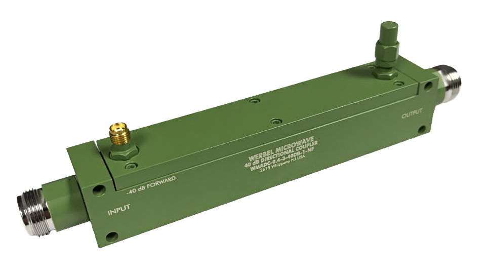 Product Image 1 - High Power Dual Directional Coupler 40 dB, Type N Female, 0.38 to 3 GHz