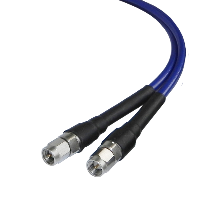 Product Image 1 - SMA Male to SMA Male Test Cable using HSB42 Ultra Flexible Cable, Phase and Amplitude Stable vs. Flexure, 12 Inches