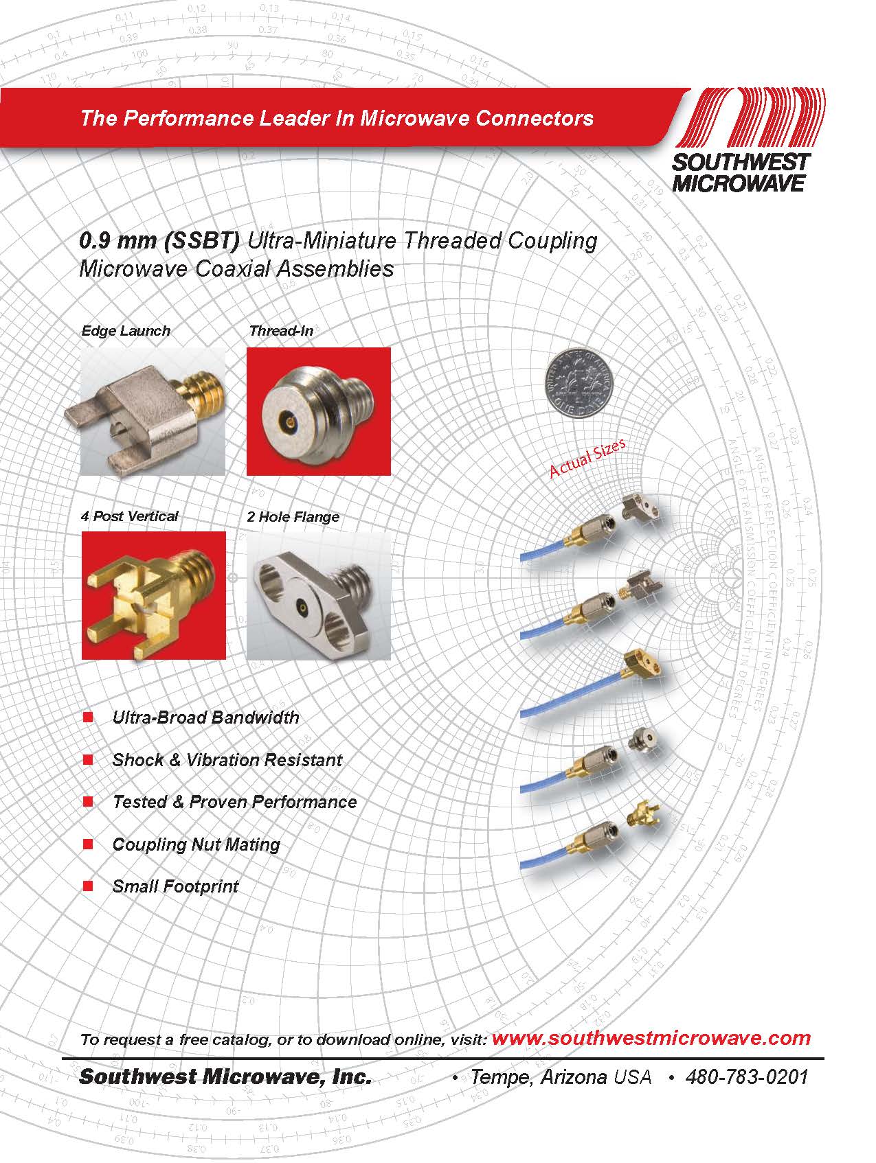 .09mm (SSBT) Ultra-Miniature Threaded Coupling