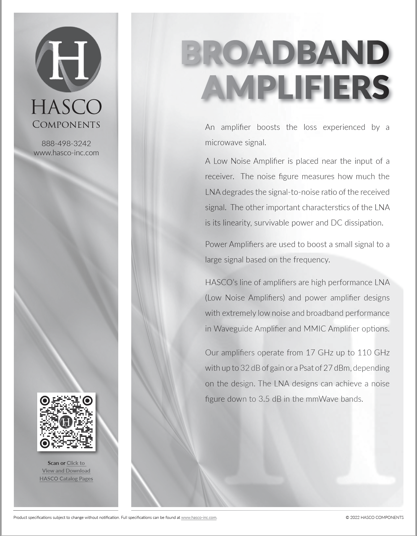Amplifiers Catalog