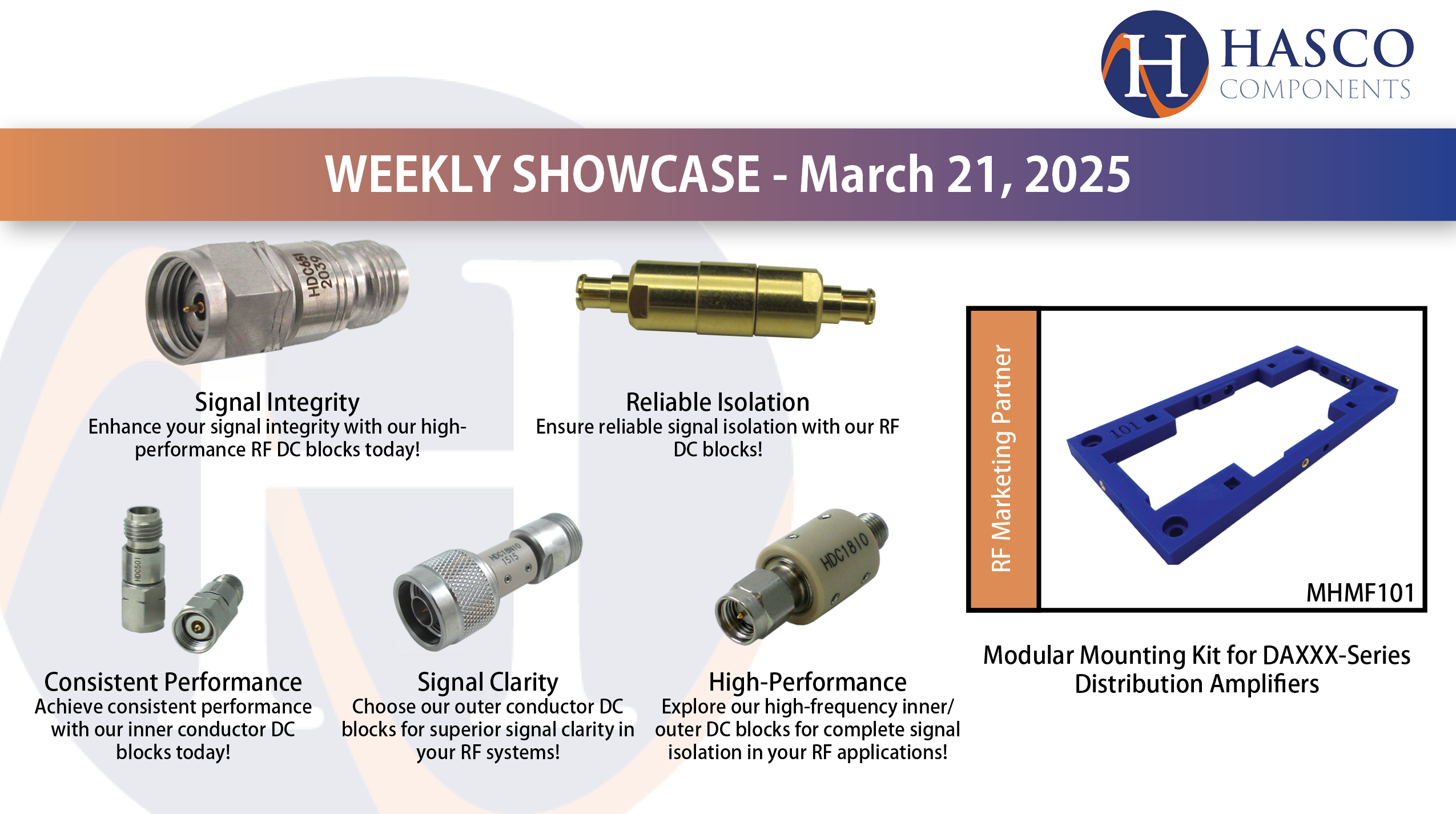 Weekly Showcase: Achieve Signal Integrity with Our DC Blocks
