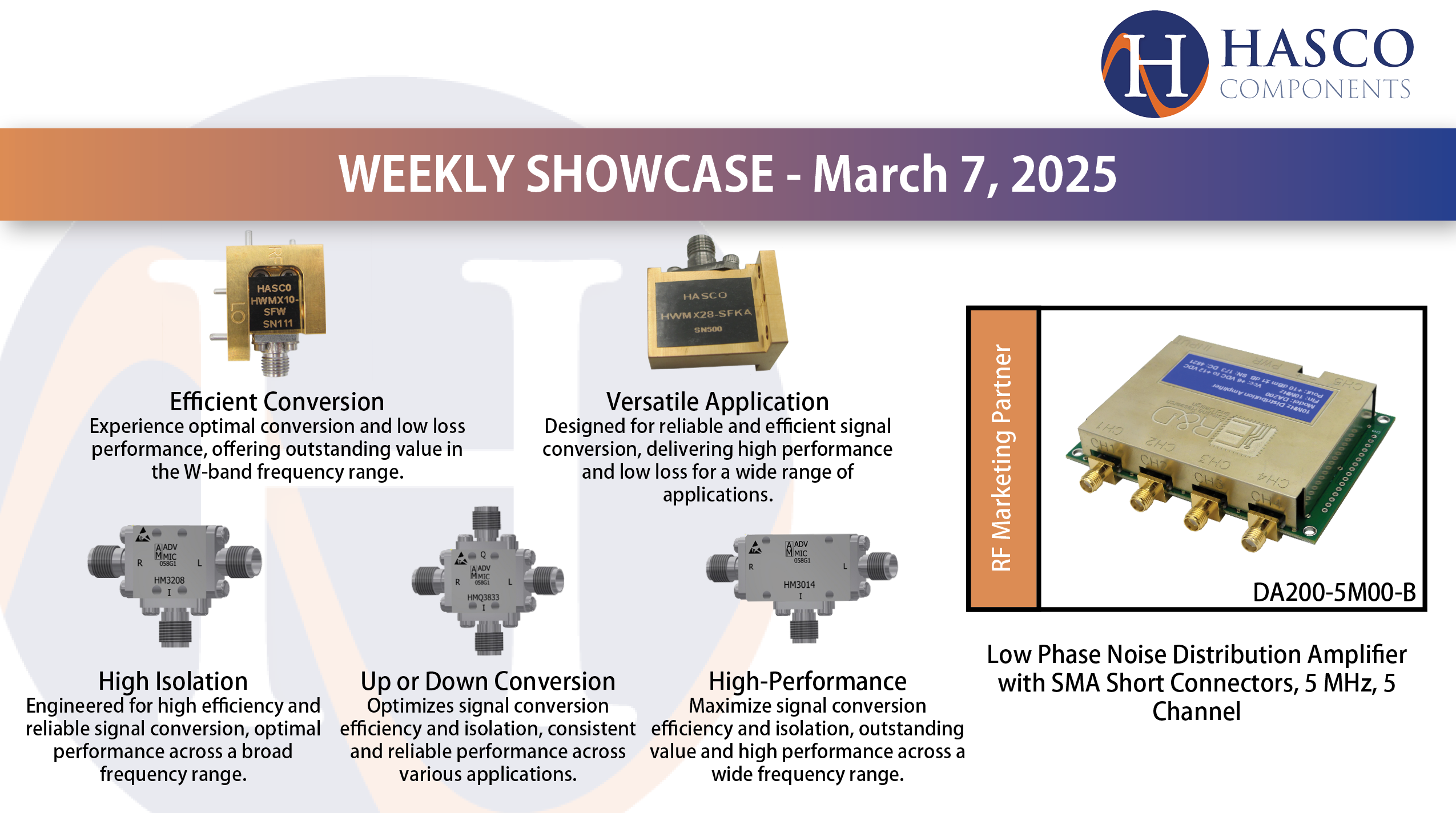 Weekly Showcase: The Essential Role of Mixers in RF and Microwave Systems Weekly Showcase: The Essential Role of Mixers in RF and Microwave Systems