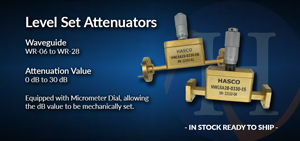 Level Set Attenuators - Variable Attenuators Level Set Attenuators - Variable Attenuators