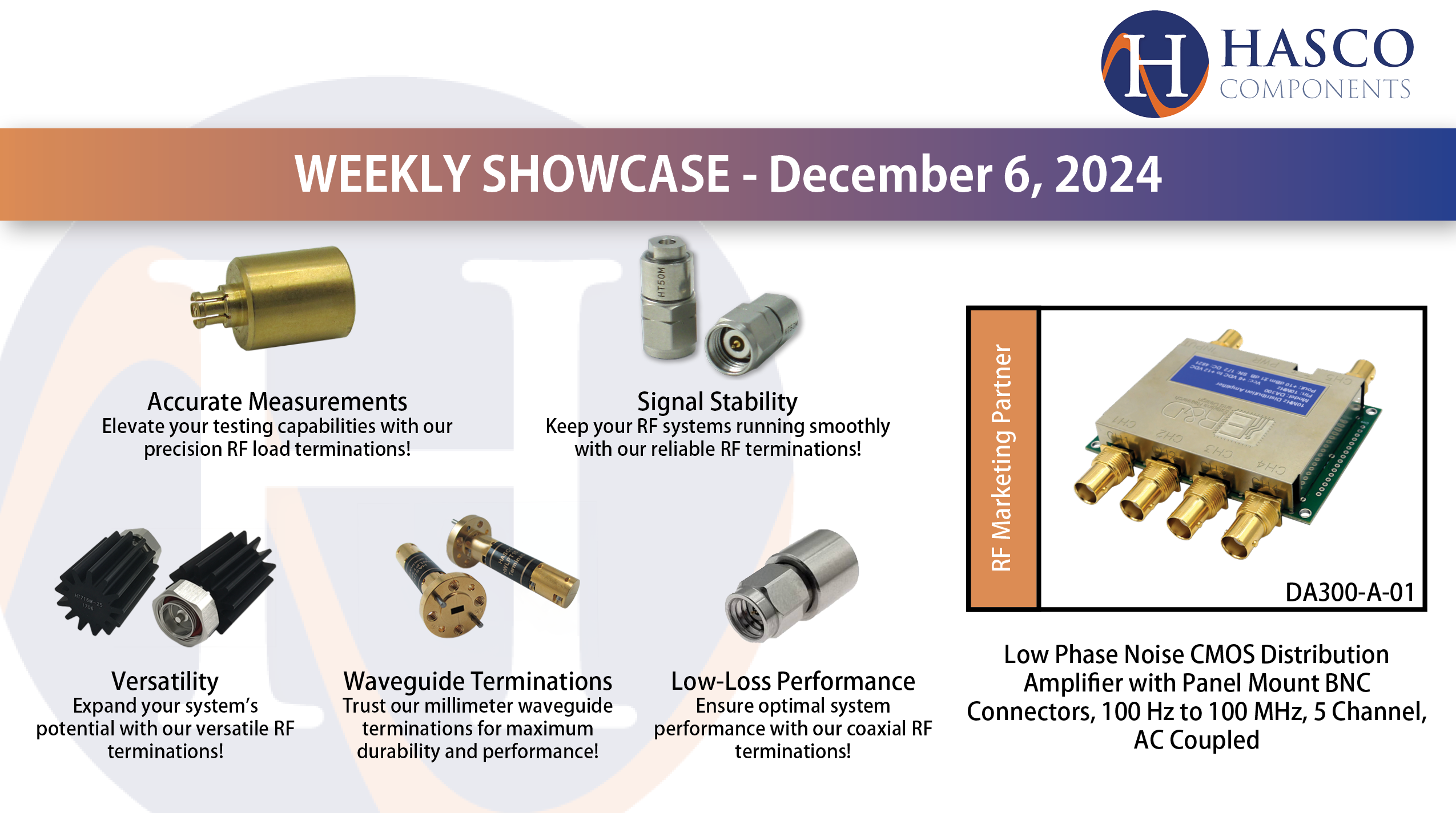 Weekly Showcase: Ensure Efficiency of RF Systems with Our RF Terminations Weekly Showcase: Ensure Efficiency of RF Systems with Our RF Terminations