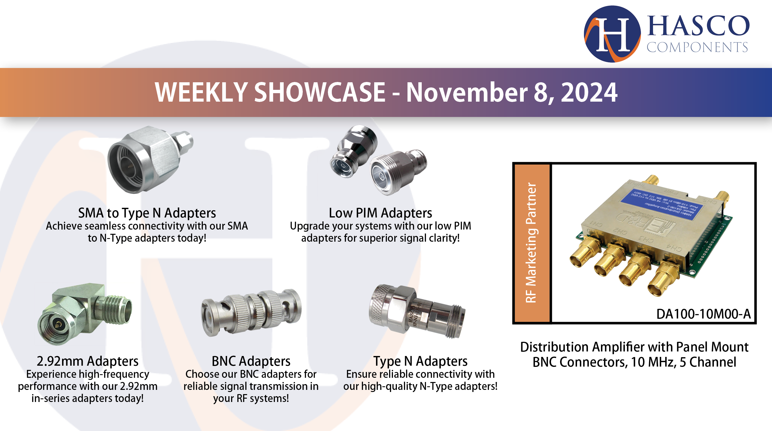 Weekly Showcase: Ensure Reliable Connections with Our High-Quality RF Adapters Weekly Showcase: Ensure Reliable Connections with Our High-Quality RF Adapters