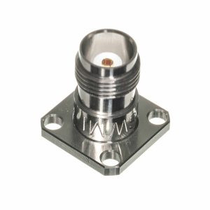 412-35SF,Southwest Microwave TNC Female Connector 4 Hole 18 GHz