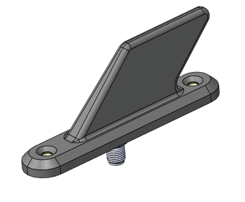 HAD-2250-H1B-01 dual-band S/C blade antenna, 2-hole