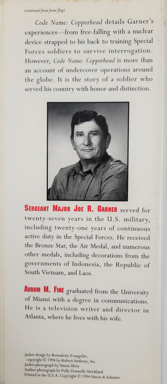 Code Name Copperhead SARCO, Inc