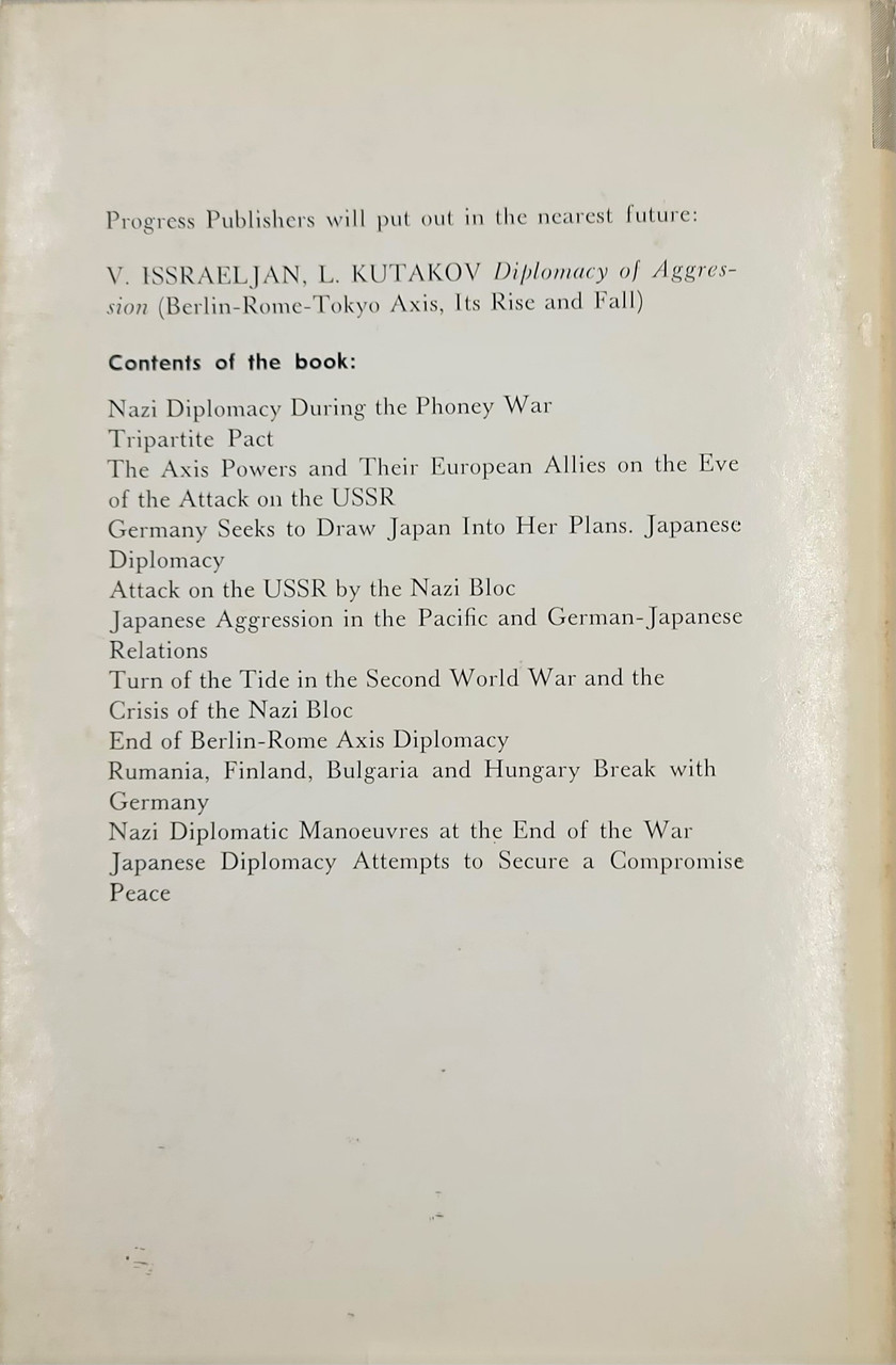 The Anti-Hitler Coalition, Diplomatic Co-operation between the USSR ...