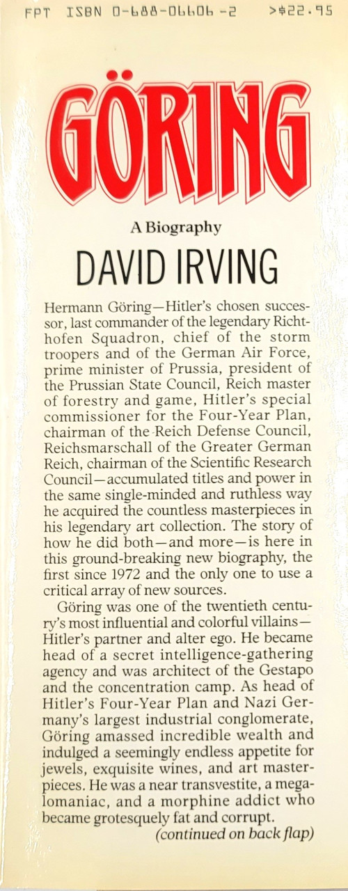 Göring, a Biography - SARCO, Inc