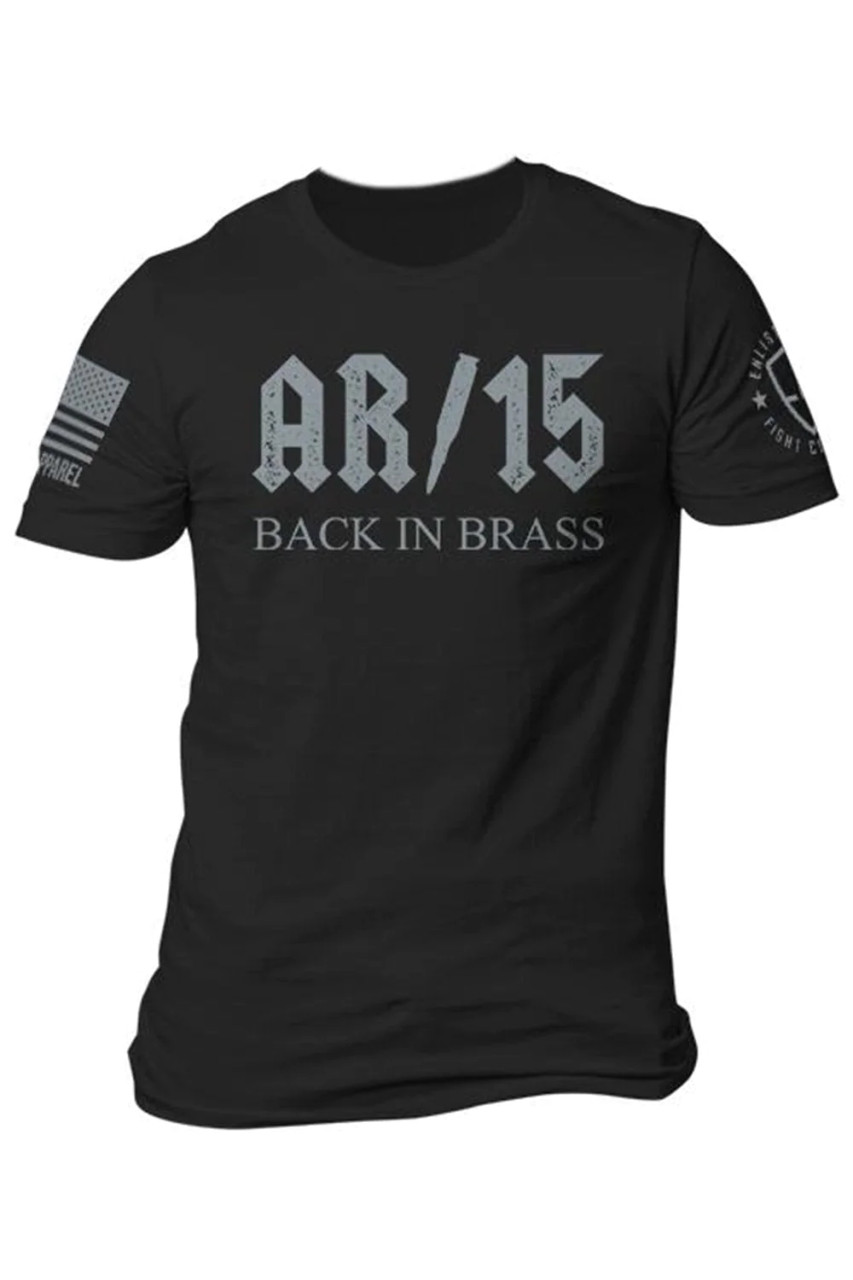 Nine Line Apparel - Enlisted 9 - Men's T-Shirt - Back In Brass