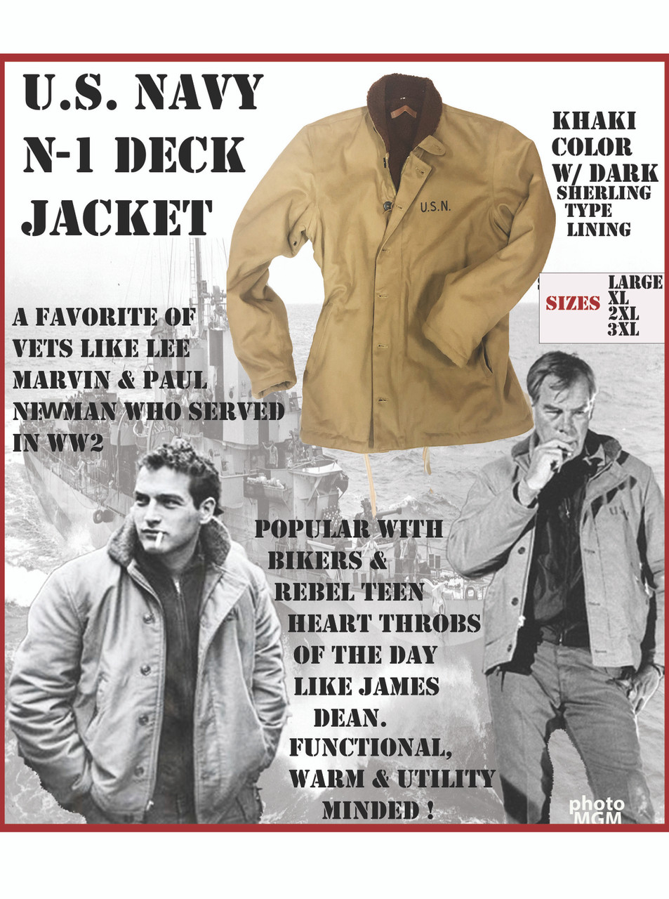 U.S. Navy N-1 Jacket - SARCO, Inc