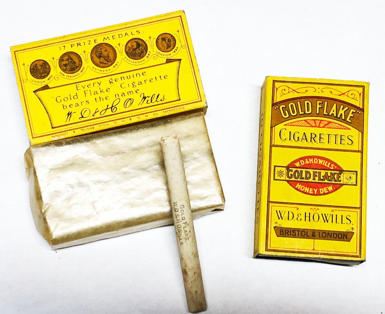 wills gold flake cigarettes sign British 'Wills' Gold Flake Cigarette Pack Original
