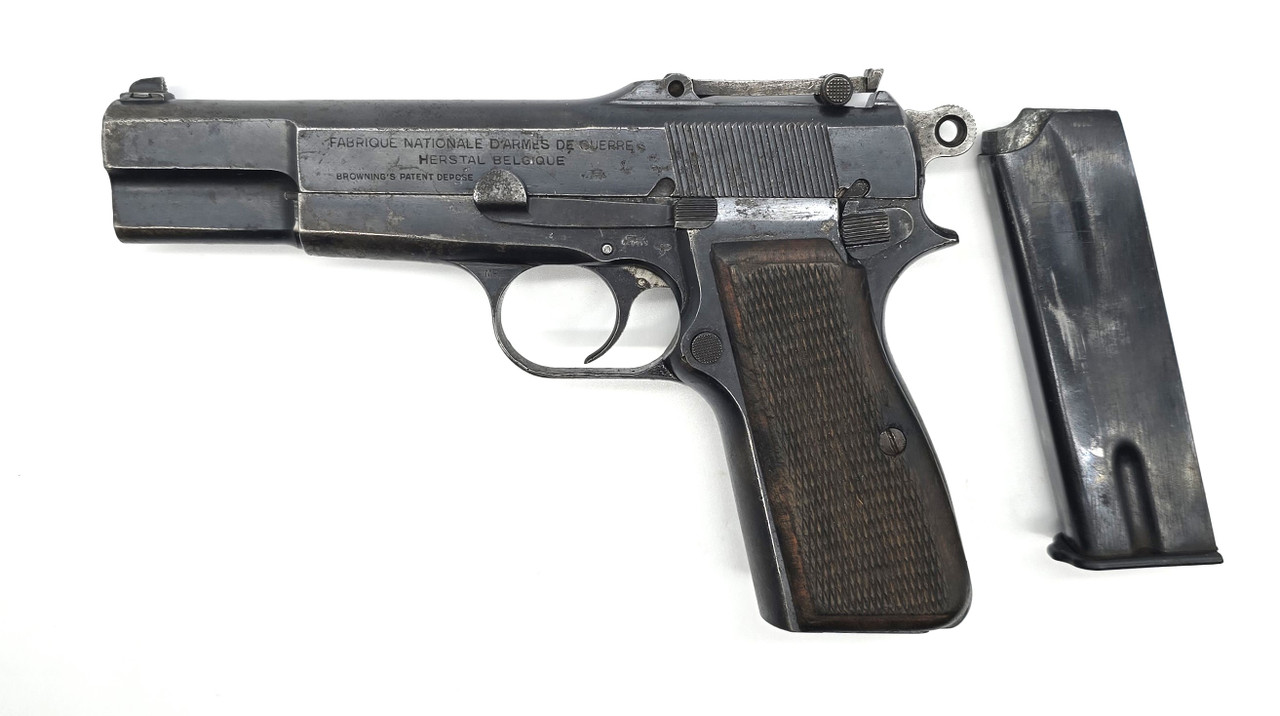 FN Browning Hi Power 9mm Pistol German Marked Serial 70758 - SARCO