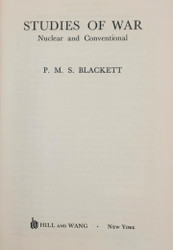 Studies of War, Nuclear and Conventional