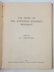 The Story of the Northern Rhodesia Regiment