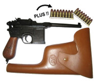 U.S. C96 Mauser PHILIPPINE Holster with Two 8rd Stripper Clips