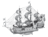 3D Metal Kits - Queen Anne's Revenge