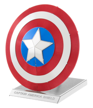 3D Metal Kits - Captain America's Shield - COLOR Marvel