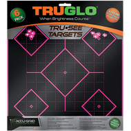 TruGlo Tru-See Self-Adhesive Universal Heavy Paper - Black/Pink 5-Diamond, 6 Pack
